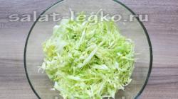 Salad with radishes and cabbage Salad with fresh cabbage recipes and radishes